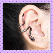 Bijoux d'oreille, faux piercing d'oreille, bijoux fantaisie, faux piercing hélix cartilage, ear cuff, accessoires femmes, motif serpent