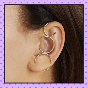Bijoux d'oreille, faux piercing d'oreille, bijoux fantaisie, piercing hélix cartilage, ear cuff, accessoires femmes