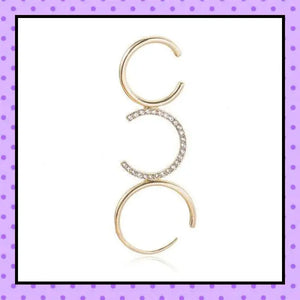 Bijoux d'oreille, faux piercing d'oreille, bijoux fantaisie, piercing hélix cartilage, ear cuff, accessoires femmes