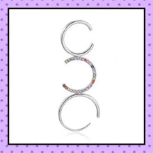 Bijoux d'oreille, faux piercing d'oreille, bijoux fantaisie, piercing hélix cartilage, ear cuff, accessoires femmes
