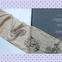Collant effet tatouage tattoo tights motif carpe Koï 