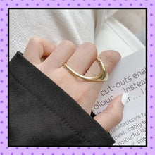Bague 2 doigts réglable, bijoux fantaisie. accessoire  femmes