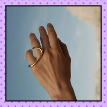 Bague 2 doigts réglable, bijoux fantaisie. accessoire  femmes