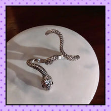 bague 2 doigts, bijoux fantaisie, accessoires femmes, bague femme, motif serpent