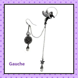 Bijoux d'oreille, faux piercing d'oreille, bijoux fantaisie, piercing hélix cartilage, ear cuff, accessoires femmes