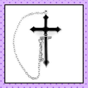 Bijoux d'oreille, faux piercing d'oreille, bijoux fantaisie, faux piercing plug écarteur, ear cuff, accessoires femmes, motif croix