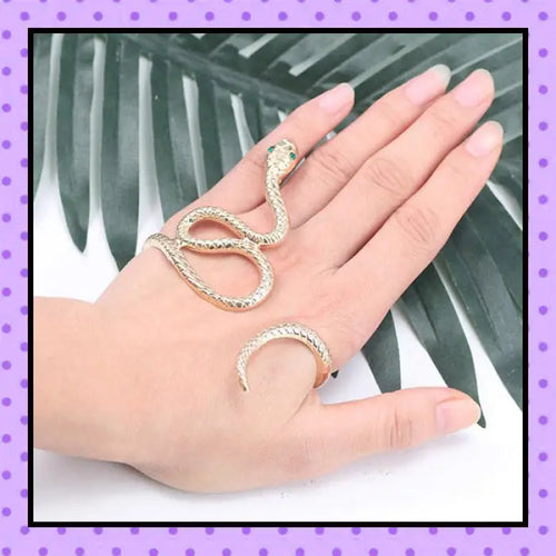 bijoux fantaisie, accessoires femmes, bijoux de paume,  palm cuff, hand cuff, motif serpent