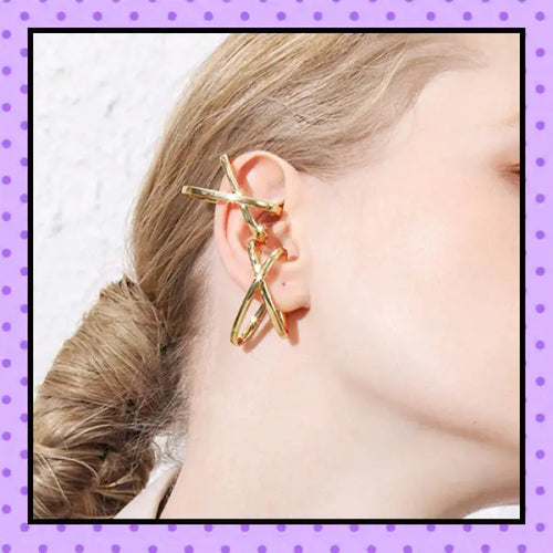 Bijoux d'oreille, faux piercing d'oreille, faux piercing conch hélix cartilage, bijoux création, bijoux faits main, bijoux laiton, accessoires femmes