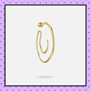 Bijoux d'oreille, faux piercing d'oreille, faux piercing hélix cartilage, bijoux création, bijoux faits main, bijoux laiton, accessoires femmes