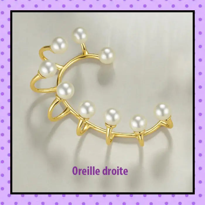 Bijoux d'oreille, faux piercing d'oreille, faux piercing hélix cartilage, bijoux création, bijoux faits main, bijoux laiton, accessoires femmes
