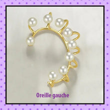 Bijoux d'oreille, faux piercing d'oreille, faux piercing hélix cartilage, bijoux création, bijoux faits main, bijoux laiton, accessoires femmes