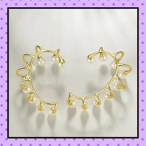Bijoux d'oreille, faux piercing d'oreille, faux piercing hélix cartilage, bijoux création, bijoux faits main, bijoux laiton, accessoires femmes