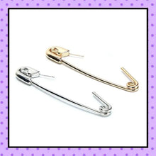 Bijoux d'oreille, faux piercing d'oreille, bijoux fantaisie, piercing industriel, piercing hélix cartilage, ear cuff, accessoires femmes, motif épingle à nourrice