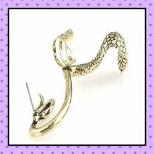 Bijoux d'oreille, faux piercing d'oreille, bijoux fantaisie, faux piercing hélix cartilage, ear cuff, accessoires femmes, motif serpent cobra
