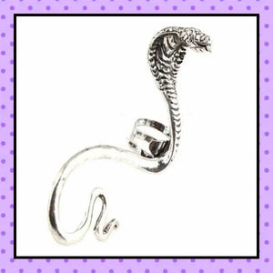 Bijoux d'oreille, faux piercing d'oreille, bijoux fantaisie, faux piercing hélix cartilage, ear cuff, accessoires femmes, motif serpent cobra