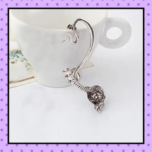 Bijoux d'oreille, faux piercing d'oreille, bijoux fantaisie, faux piercing hélix cartilage, ear cuff, accessoires femmes, motif serpent cobra