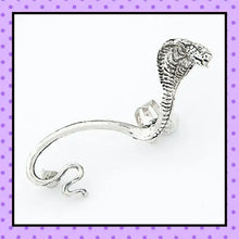 Bijoux d'oreille, faux piercing d'oreille, bijoux fantaisie, faux piercing hélix cartilage, ear cuff, accessoires femmes, motif serpent cobra