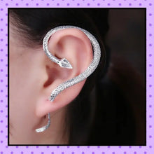 Bijoux d'oreille, faux piercing d'oreille, bijoux fantaisie, faux piercing plug écarteur, ear cuff, accessoires femmes, motif serpent