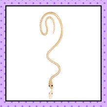 Bijoux d'oreille, faux piercing d'oreille, bijoux fantaisie, faux piercing conch, ear cuff, accessoires femmes, motif serpent