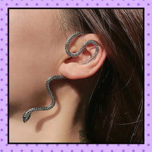 Bijoux d'oreille, faux piercing d'oreille, bijoux fantaisie, faux piercing conch, ear cuff, accessoires femmes, motif serpent