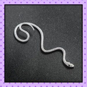 Bijoux d'oreille, faux piercing d'oreille, bijoux fantaisie, faux piercing conch, ear cuff, accessoires femmes, motif serpent