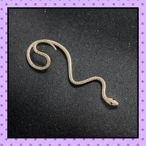 Bijoux d'oreille, faux piercing d'oreille, bijoux fantaisie, faux piercing conch, ear cuff, accessoires femmes, motif serpent