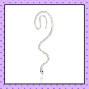Bijoux d'oreille, faux piercing d'oreille, bijoux fantaisie, faux piercing conch, ear cuff, accessoires femmes, motif serpent