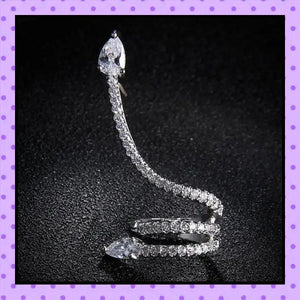 Bijoux d'oreille, faux piercing d'oreille, bijoux fantaisie, faux piercing hélix cartilage, ear cuff, accessoires femmes, motif serpent
