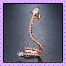 Bijoux d'oreille, faux piercing d'oreille, bijoux fantaisie, faux piercing hélix cartilage, ear cuff, accessoires femmes, motif serpent