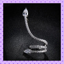 Bijoux d'oreille, faux piercing d'oreille, bijoux fantaisie, faux piercing hélix cartilage, ear cuff, accessoires femmes, motif serpent