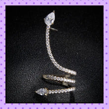 Bijoux d'oreille, faux piercing d'oreille, bijoux fantaisie, faux piercing hélix cartilage, ear cuff, accessoires femmes, motif serpent