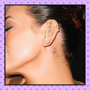 Bijoux d'oreille, faux piercing d'oreille, bijoux fantaisie, piercing industriel, piercing hélix cartilage, ear cuff, accessoires femmes