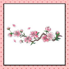 Tatouage éphémère femme, tatouage temporaire, faux tattoo, motif fleurs de cerisier
