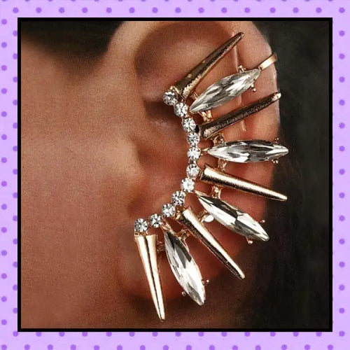 Bijoux d'oreille, faux piercing d'oreille, bijoux fantaisie, piercing hélix cartilage, ear cuff, accessoires femmes