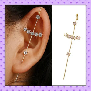Bijoux d'oreille, faux piercing d'oreille, bijoux fantaisie, piercing industriel, piercing hélix cartilage, ear cuff, accessoires femmes