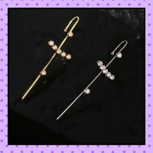 Bijoux d'oreille, faux piercing d'oreille, bijoux fantaisie, piercing industriel, piercing hélix cartilage, ear cuff, accessoires femmes
