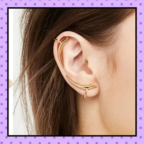 Faux piercing ear cuff en or, effet hélix/cartilage sans perçage