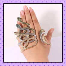 bijoux fantaisie, accessoires femmes, bijoux de paume,  palm cuff, hand cuff, motif serpent