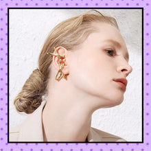 Bijoux d'oreille, faux piercing d'oreille, faux piercing conch hélix cartilage, bijoux création, bijoux faits main, bijoux laiton, accessoires femmes
