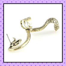 Bijoux d'oreille, faux piercing d'oreille, bijoux fantaisie, faux piercing hélix cartilage, ear cuff, accessoires femmes, motif serpent cobra