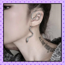 Bijoux d'oreille, faux piercing d'oreille, bijoux fantaisie, faux piercing conch, ear cuff, accessoires femmes, motif serpent